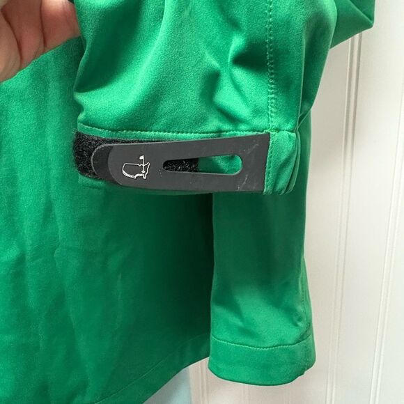 2024 Masters Tournament Tech Green Full Zip Wind with Stowable Hood Jacket Sz XL - Picture 5 of 13